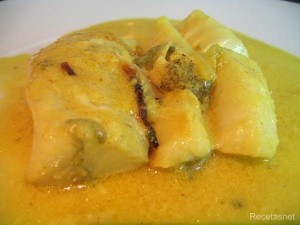 Como hacer bacalao al curry con lima